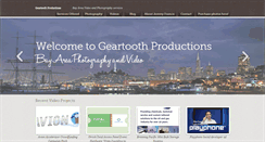 Desktop Screenshot of geartoothproductions.com